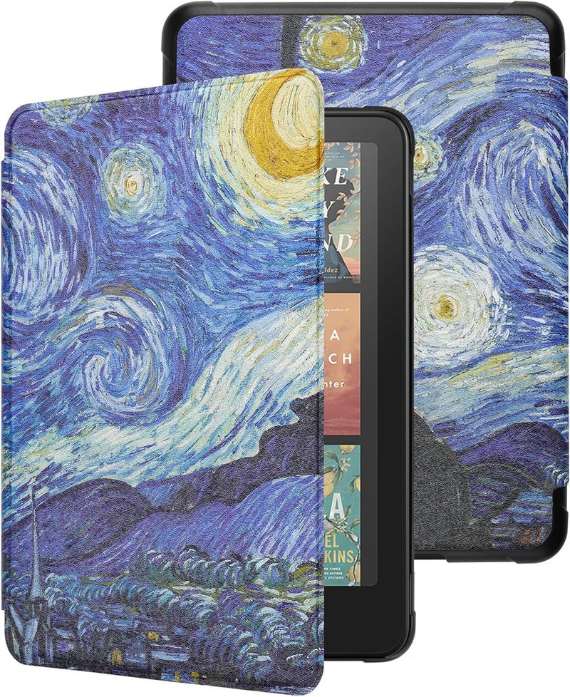 WALNEW Case for 7-inch Kindle Paperwhite 12th Gen 2024 and Colorsoft Signature Edition, Premium PU Leather Protective Cover for Kindle Paperwhite, Auto Wake/Sleep - Image 1